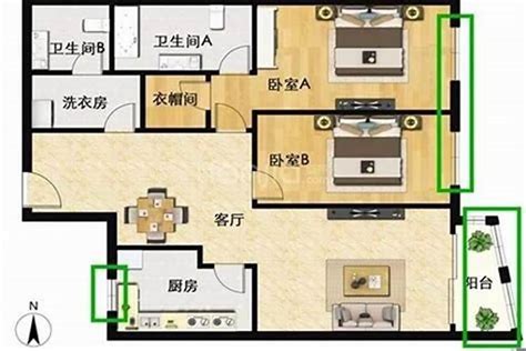 公寓阳台方向|楼房的朝向是看门还是阳台？购房指南详解